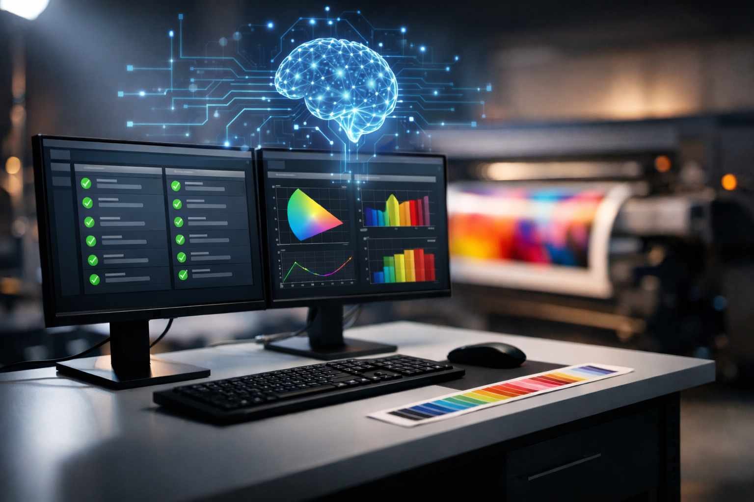 AI nel prepress e workflow automation: perché il grande formato italiano è in ritardo di 18 mesi